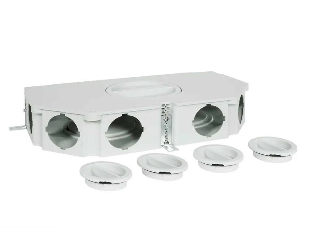 Distribuitor, FRANKISCHE, profi-air flat, 6 x NW63, 75, 90 mm