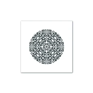 Grila, FRANKISCHE, profi-air Starline design FLORA Compakt, Ø 160 mm, alb vopsit