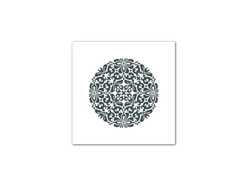 Grila, FRANKISCHE, profi-air Starline design FLORA Compakt, Ø 160 mm, alb vopsit