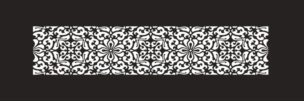 Grila, FRANKISCHE, profi-air Starline design FLORA, 350 x 130 mm, antracite