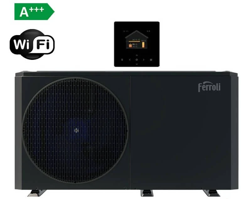 Pompa caldura aer-apa Ferroli Omnia Life M HI9 12T - 12 kW, monobloc, trifazata, clasa energetica +++, control WI-FI, rezi...
