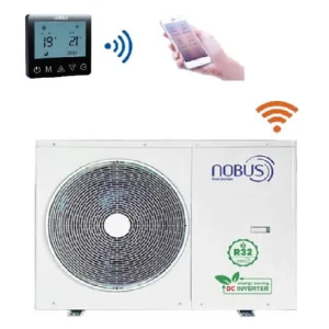 Pompa de caldura aer-apa Nobus NB-160W/EN8BP, monobloc, 16 kW, monofazata, clasa +++