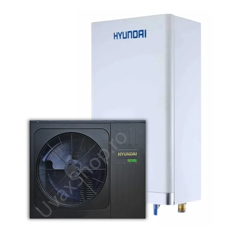 Pompa de caldura aer-apa R32 split HYUNDAI HYHA-V14W/D2N8-B, 14 kW, trifazata, cu booster electric 3 kW, clasa energetica +++