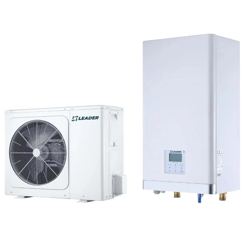 Pompa de caldura aer-apa split Leader LDR-UE-S-14M/LDR-UI-S-12-16, 14 kW, monofazata, clasa energetica +++