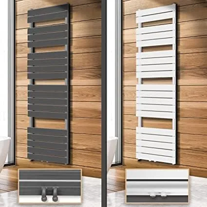 Radiator baie portprosop, 1500 mm x 450 mm, drept, antracit