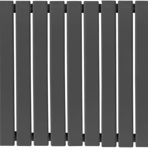 Radiator de design din otel orizontal plat, dublu strat, 600 x 1022 mm, 1365 W, racord central de 1/2 toli, pentru sufrage...