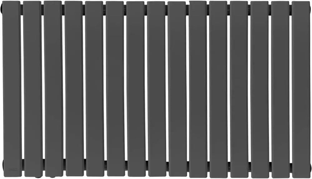 Radiator de design din otel orizontal plat, dublu strat, 600 x 1022 mm, 1365 W, racord central de 1/2 toli, pentru sufrage...