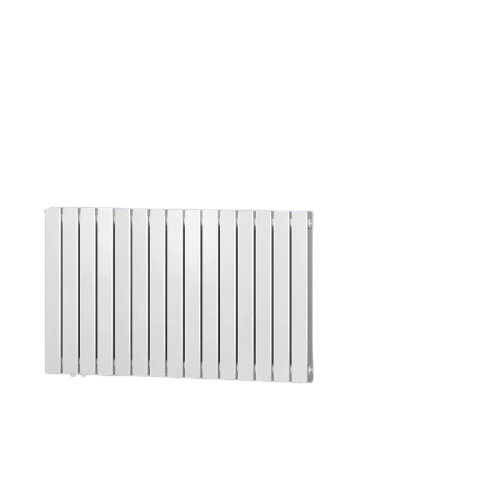 Radiator de design orizontal, dublu strat, 600 x 1022 x 69 mm, racord central de 1/2 toli, alb, tip panou