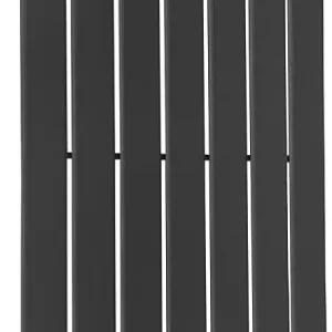 Radiator de design vertical plat, cu un singur strat, 1600 x 528 mm, 928 W, racord central, din otel, pentru living/baie,...