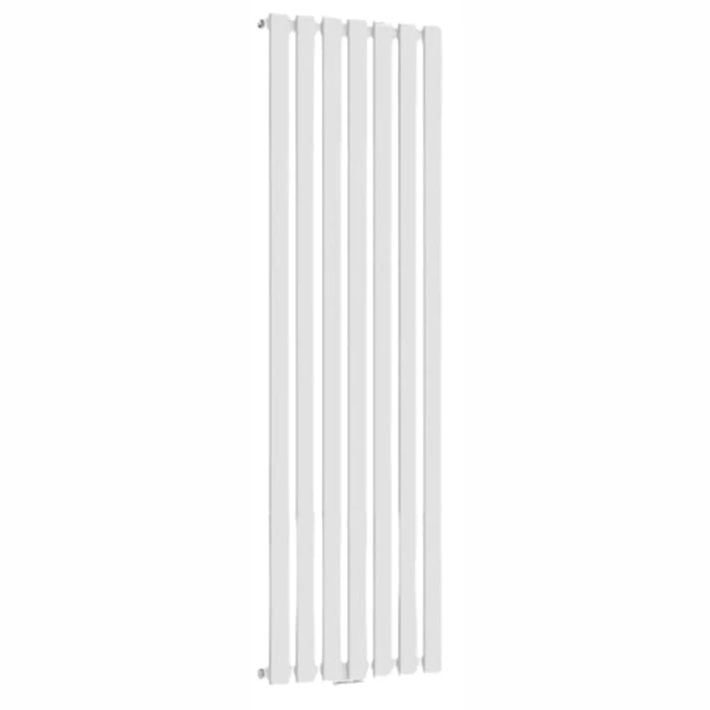Radiator de design, vertical, cu un singur strat, 1800 x 452 mm, 888 W, conexiune centrala, alb
