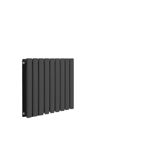 Radiator din otel orizontal plat cu multiblock, racord central de 1/2 toli, dublu strat, 600 x 614 mm, 819 W, antracit