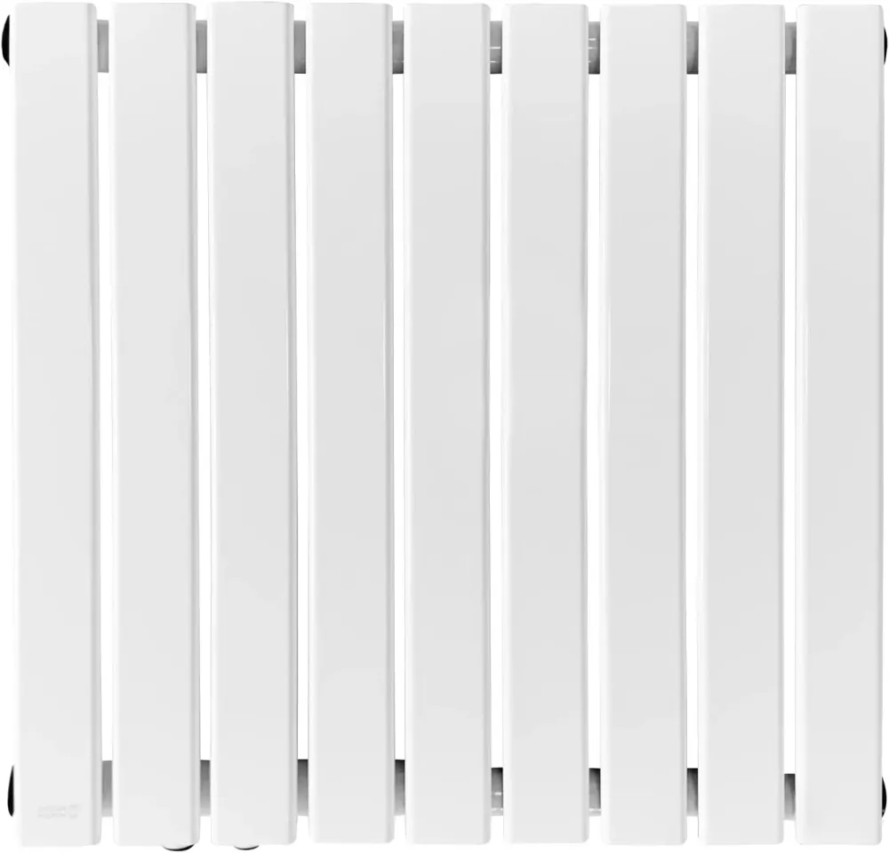 Radiator orizontal, racord central, un singur strat, 600 x 614 x 52 mm, alb