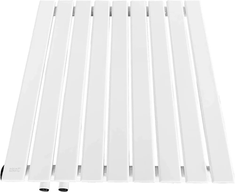 Radiator orizontal, racord central, un singur strat, 600 x 614 x 52 mm, alb