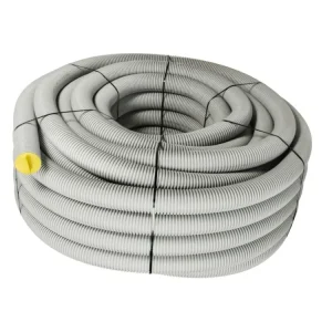 Tub, FRANKISCHE, profi-air classic, alb, gri sau negru, DN 90, 50 m / colac, gri