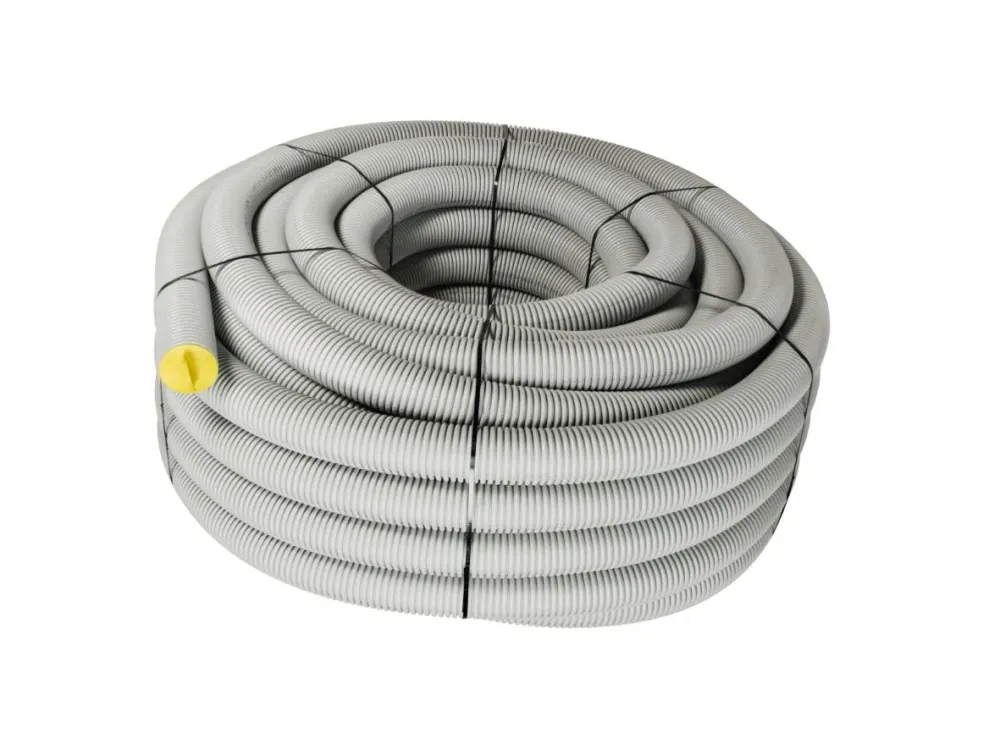 Tub, FRANKISCHE, profi-air classic, alb, gri sau negru, DN 90, 50 m / colac, gri