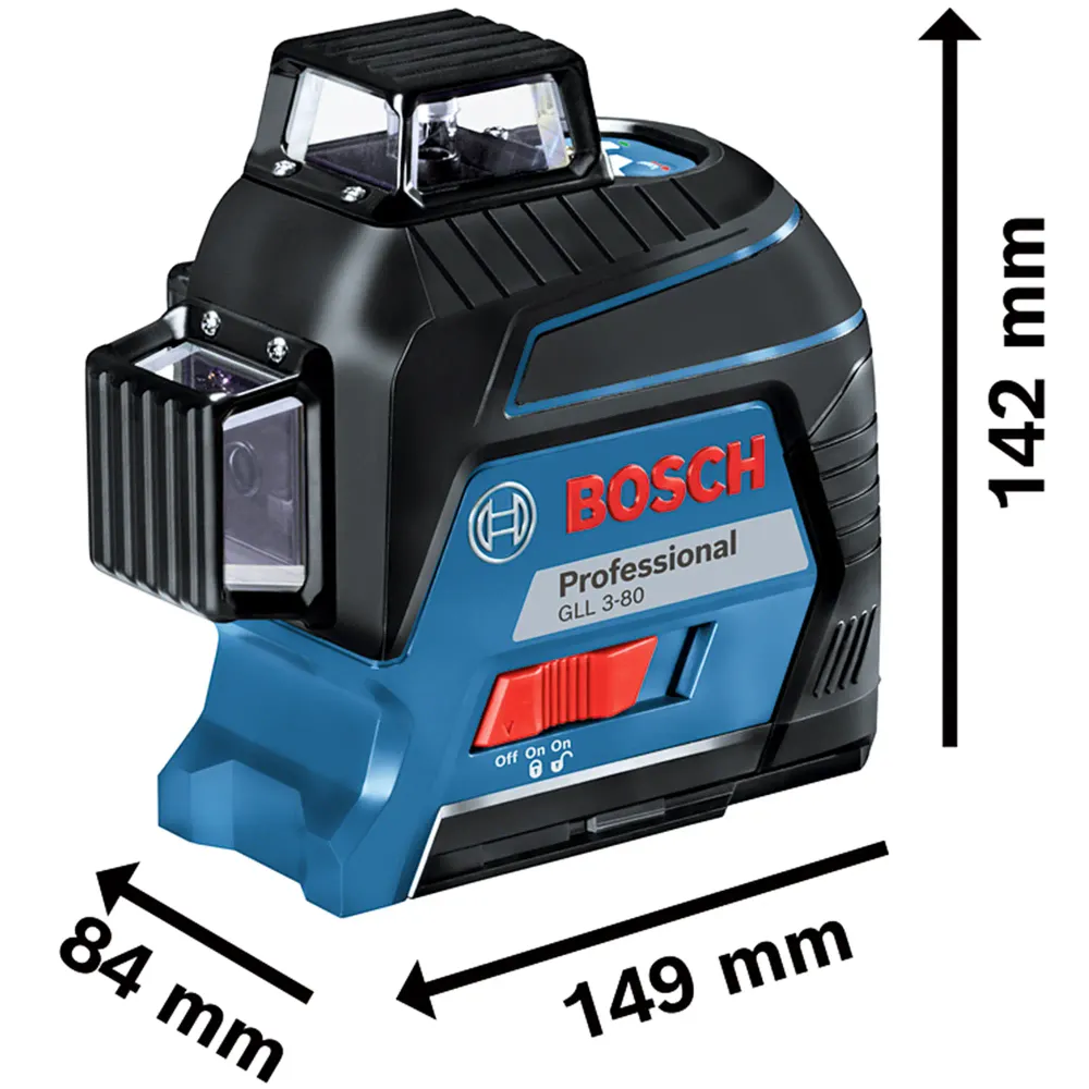 Nivel cu laser Bosch GLL 3-80