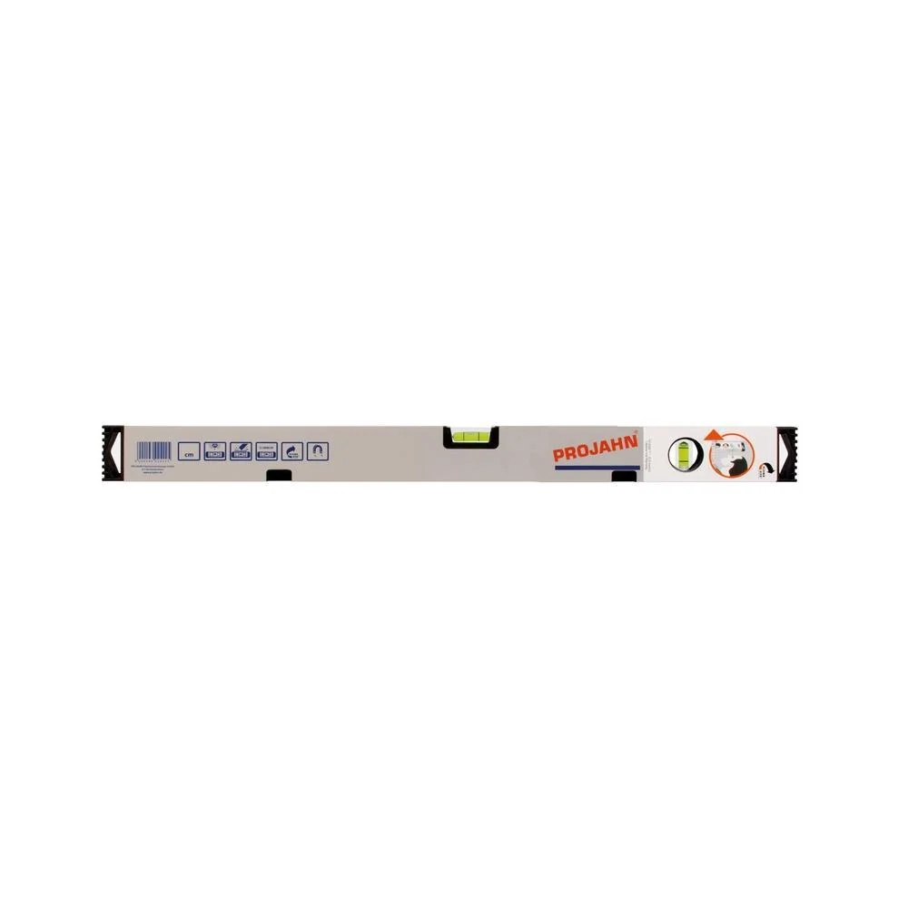 Nivela cu bula de aer si oglinda verticala PROJAHN din aluminiu cu magnet 60 cm