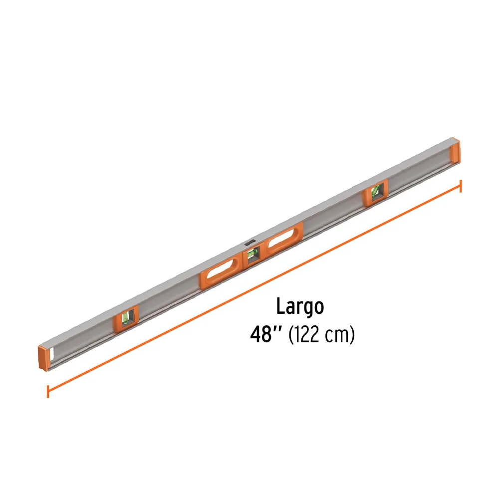 Nivela cu bula, aluminiu 122 cm, Truper