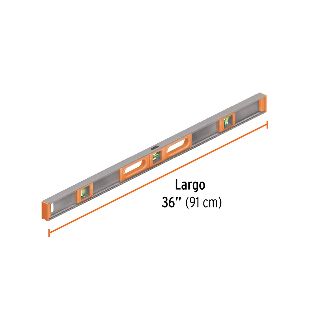 Nivela cu bula, aluminiu 91 cm, Truper