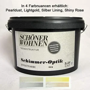 Vopsea perete SCHÖNER WOHNEN, 2,5l, schimmer-optik