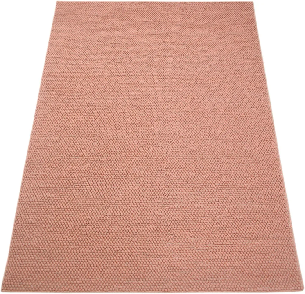 Covor »Adonia« din lână, model cu noduri culoare terra, 60x90 cm