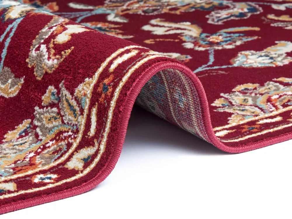 Covor »Caracci« cu design oriental roșu, fire scurte 80x120 cm