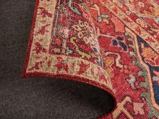 Covor Cecilia 28623, cu model oriental rosu, 90x160 cm