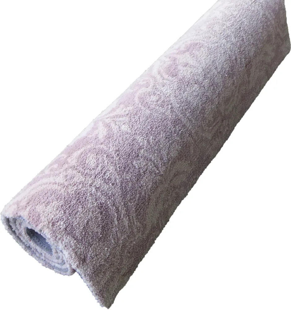 Covor »Cremona« cu model romantic roz, pufos, 60x90 cm