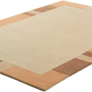 Covor din lână »Royal Ganges« cu design modern crem 60x90 cm