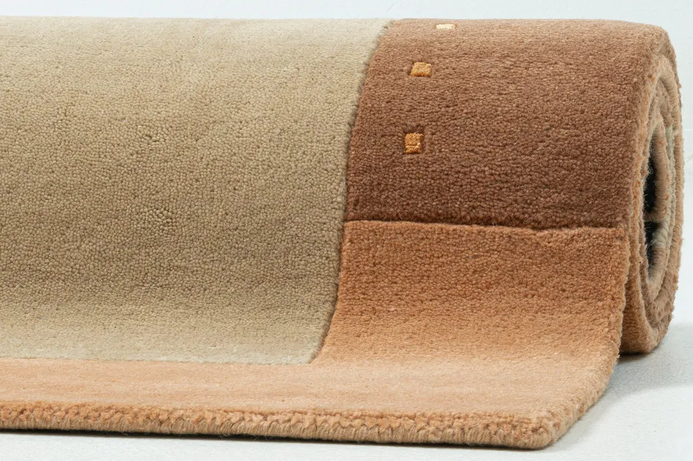 Covor din lână »Royal Ganges« cu design modern crem 60x90 cm