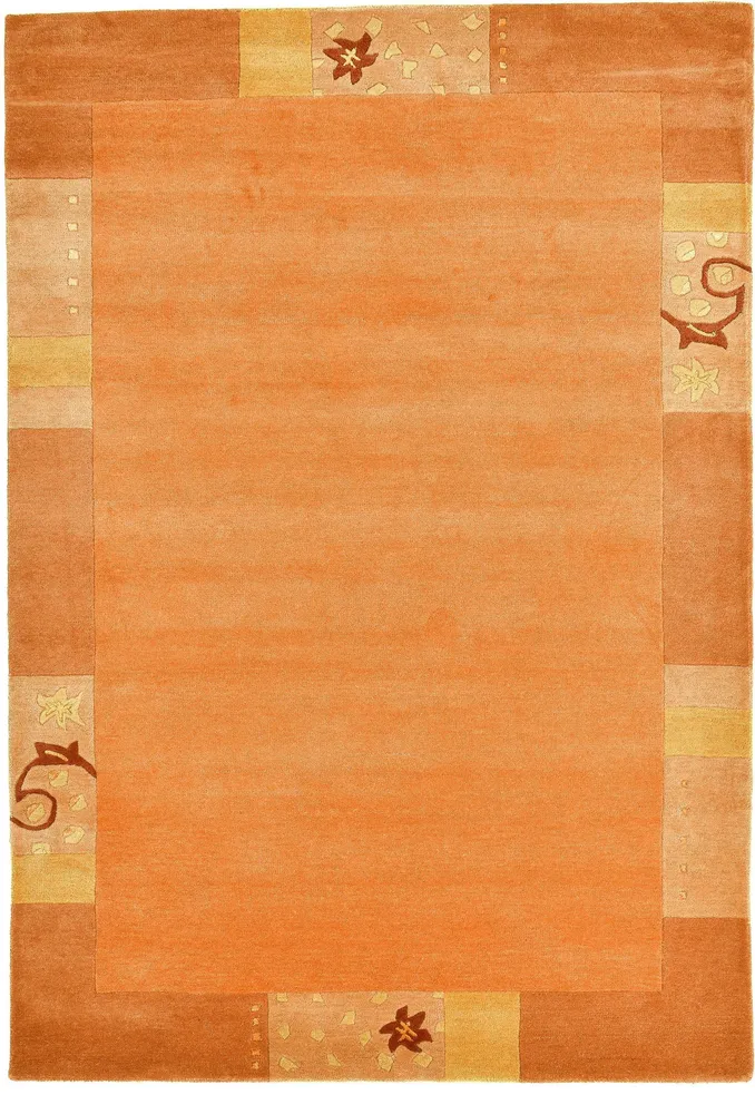 Covor din lână »Royal Ganges« cu design modern terra 60x90 cm