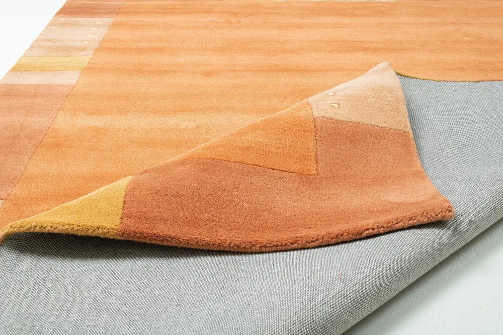 Covor din lână »Royal Ganges« cu design modern terra 60x90 cm