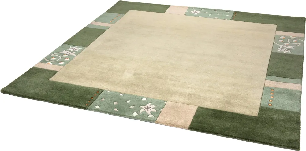 Covor din lână »Royal Ganges« cu design modern verde 120x180 cm