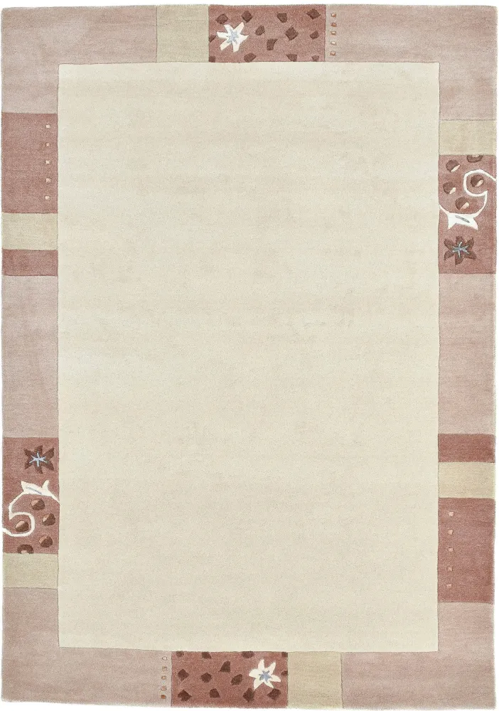 Covor din lână »Royal Ganges« cu design modern bej 90x160 cm