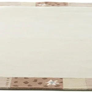 Covor din lână »Royal Ganges« cu design modern bej 70x140 cm