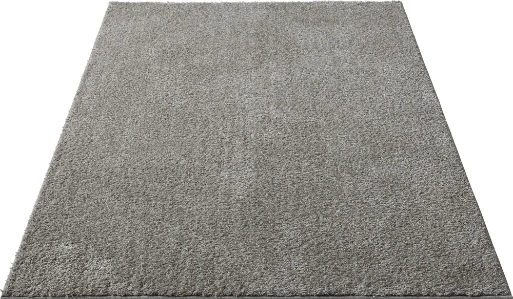 Covor cu fire inalte »Andor« moale si pufos, gri, 120x170 cm