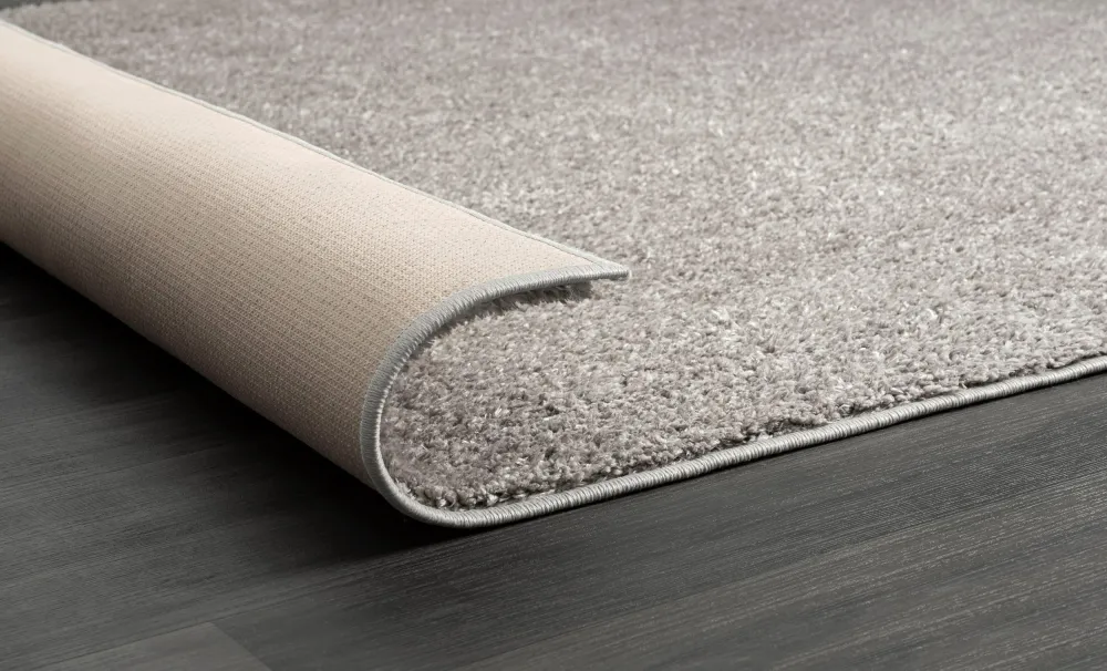 Covor cu fire inalte »Andor« moale si pufos, gri, 120x170 cm