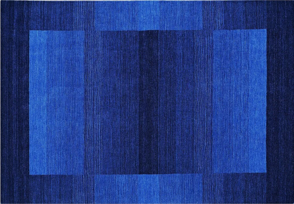 Covor »Gabbeh Super« din lână pură albastru 300x400 cm