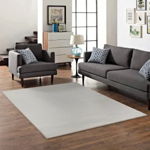 Covor Granada gri deschis cu fire scurte, 160x230 cm