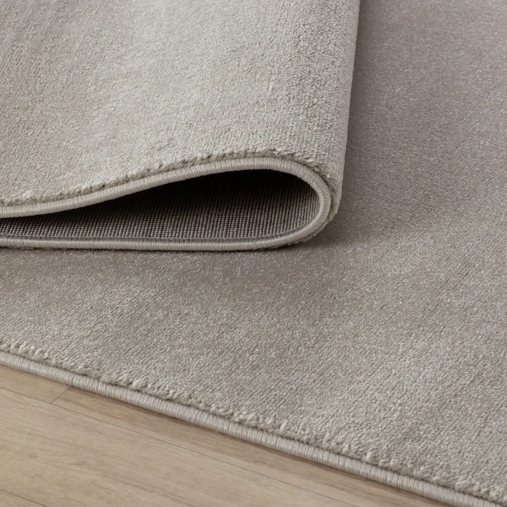 Covor Granada gri deschis cu fire scurte, 160x230 cm