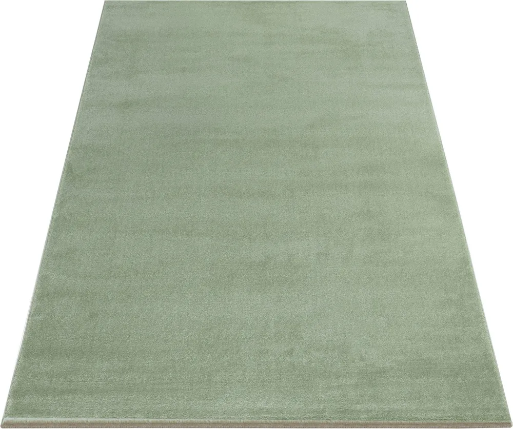 Covor Granada verde menta cu fire scurte 60x90 cm