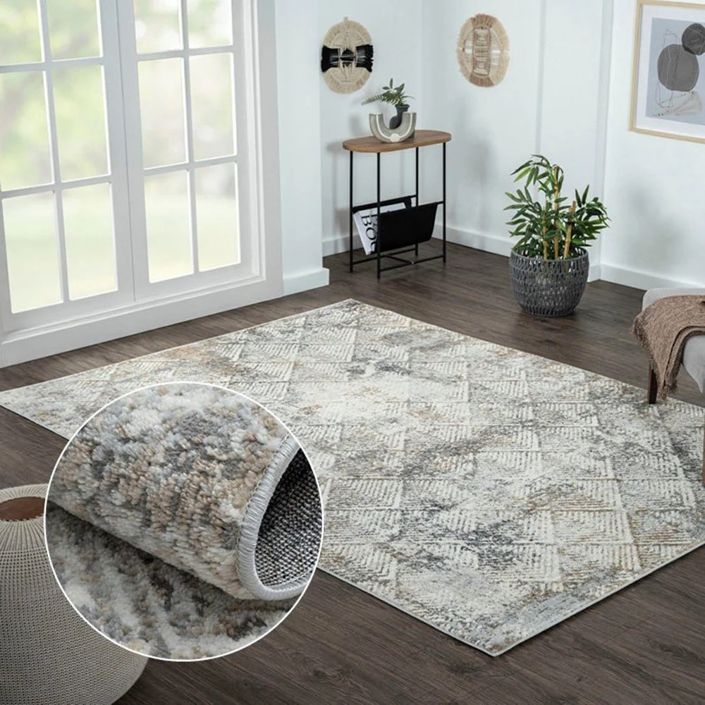 Covor »My Heart« cu design scandi vintage, foarte moale, 80x150 cm