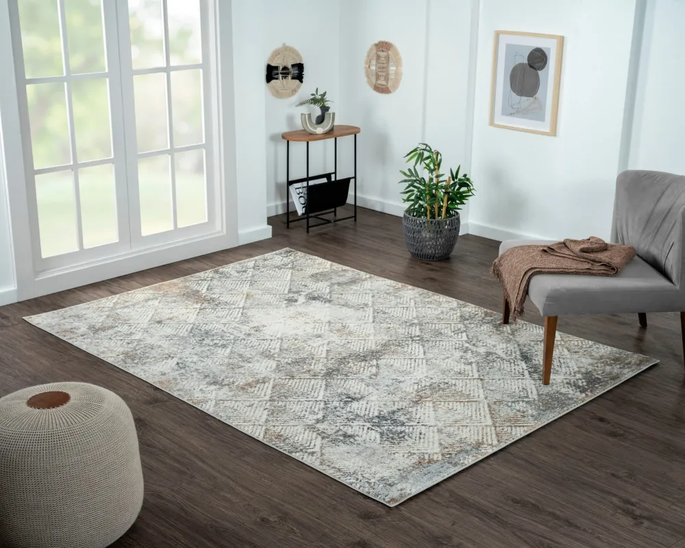 Covor »My Heart« cu design scandi vintage, foarte moale, 80x150 cm