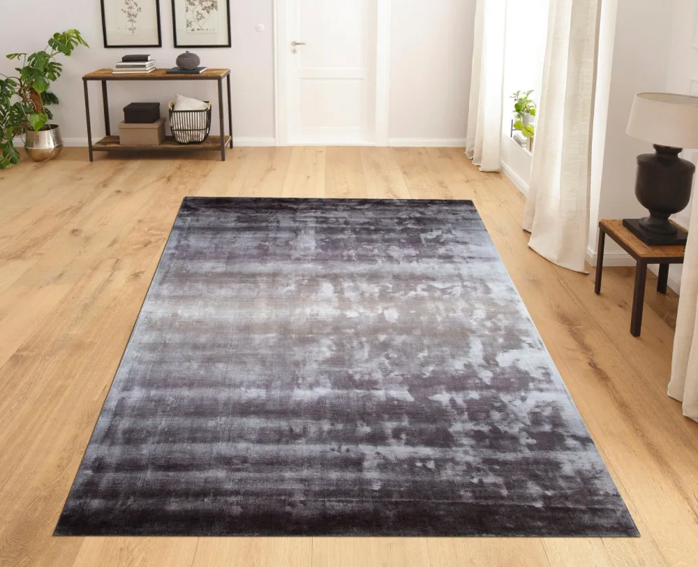 Covor »Katalin« din viscoza cu aspect matasos, argintiu, 160x230 cm