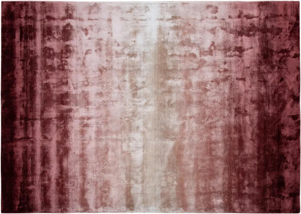 Covor »Katalin« din viscoza cu aspect matasos, vișiniu 70x240 cm