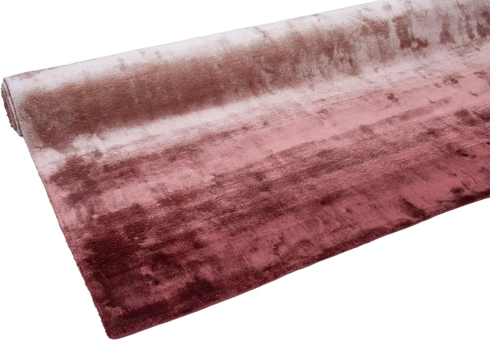 Covor »Katalin« din viscoza cu aspect matasos, vișiniu 70x240 cm