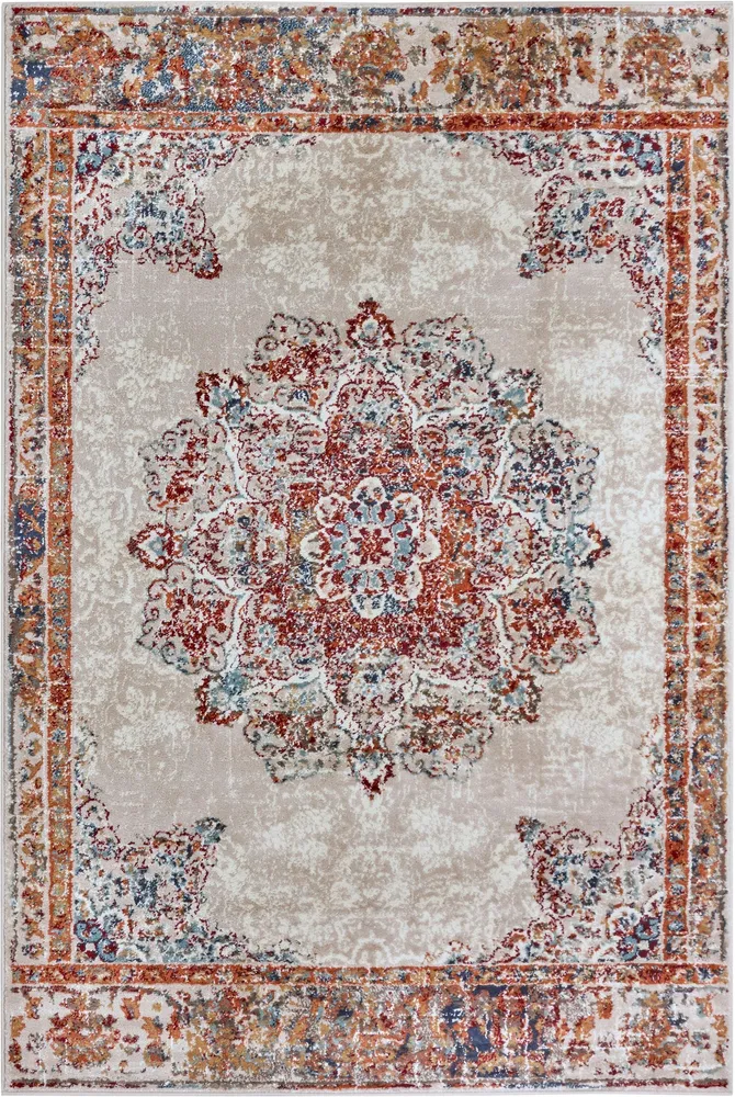 Covor »Maderno« cu design oriental crem, fire scurte, 160x235 cm