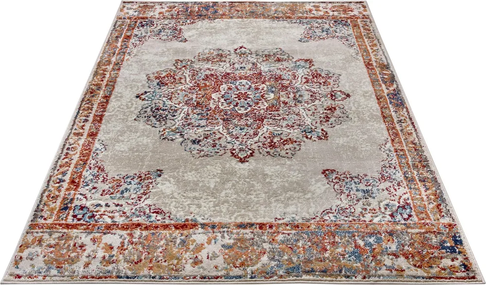 Covor »Maderno« cu design oriental crem, fire scurte 57x90 cm