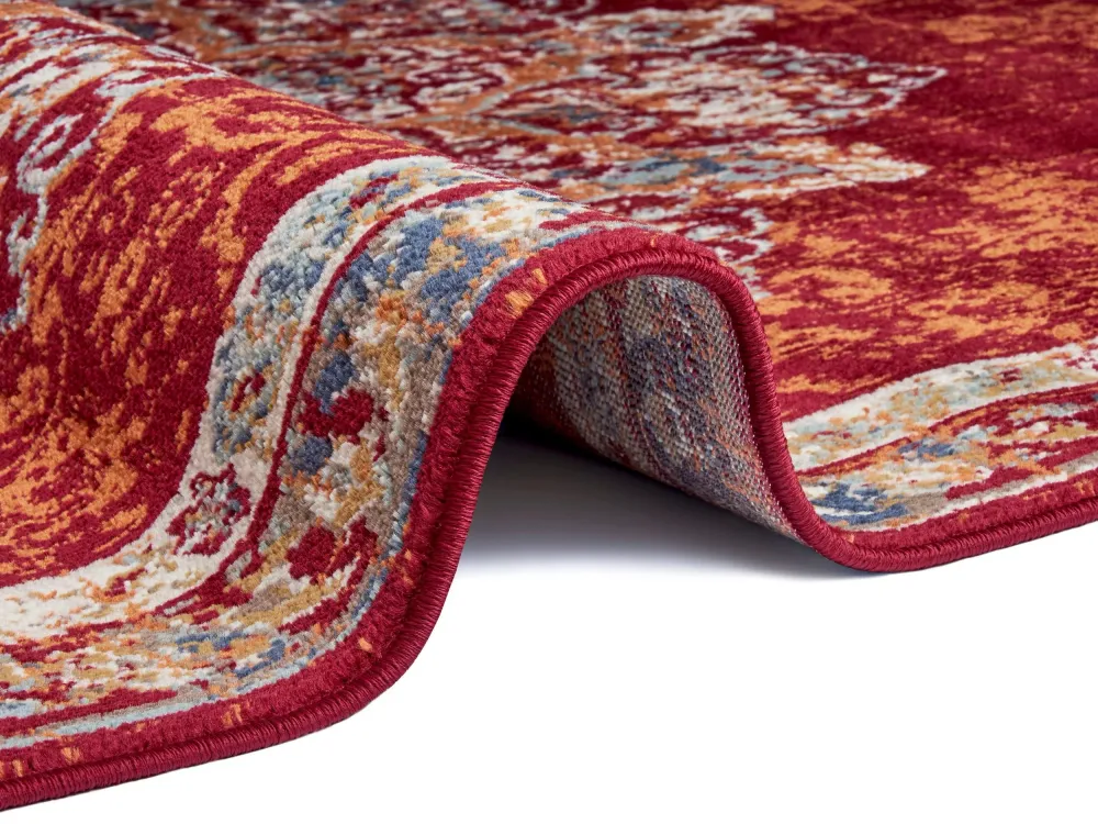 Covor »Maderno« cu design oriental roșu, fire scurte, 80x120 cm