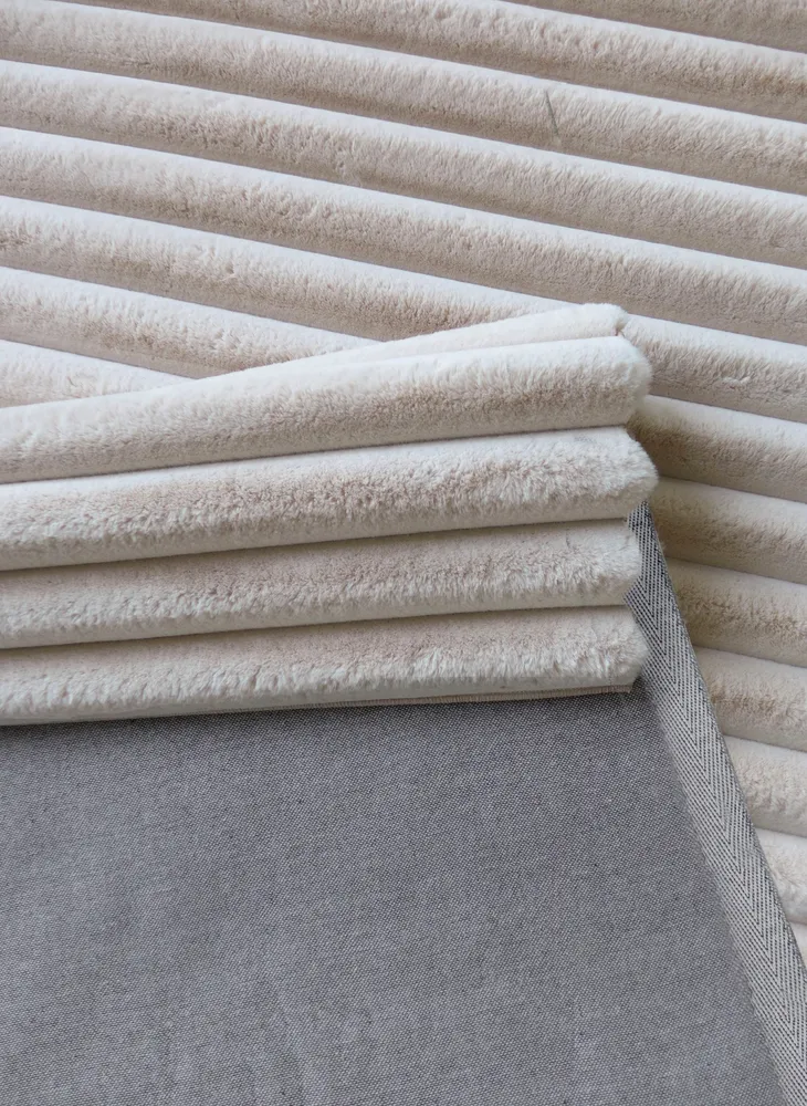 Covor »Melanie« de blana sintetica cu model 3D crem 60x90 cm